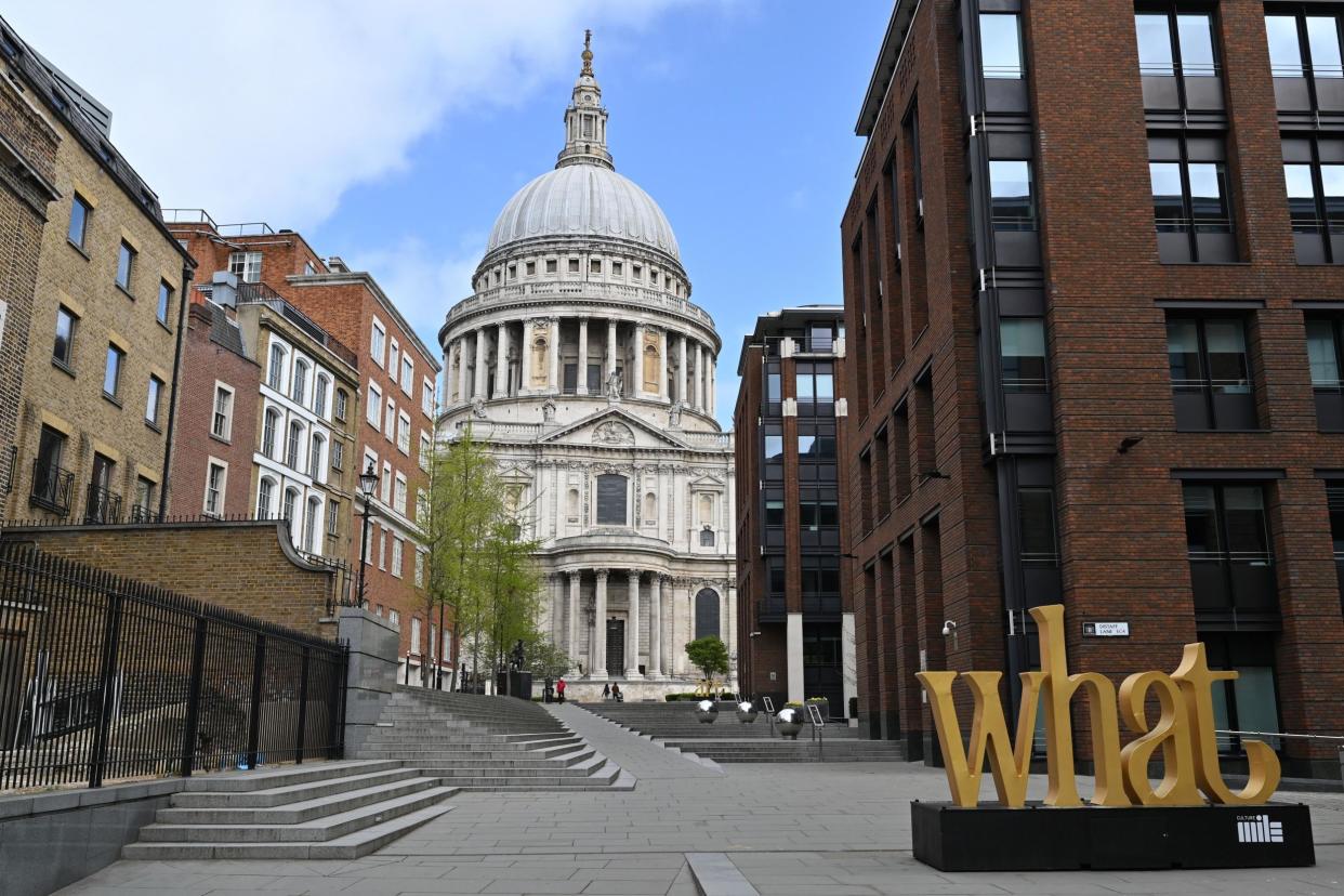 Staircase loo: St Paul's Cathedral (Photo: GLYN KIRK/AFP via Getty Images): AFP via Getty Images