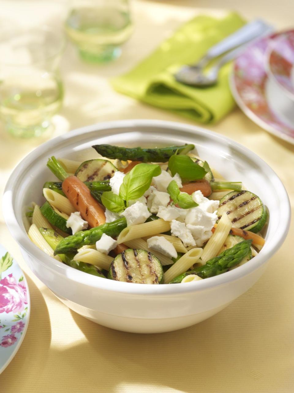 Penne with Summer Vegetables