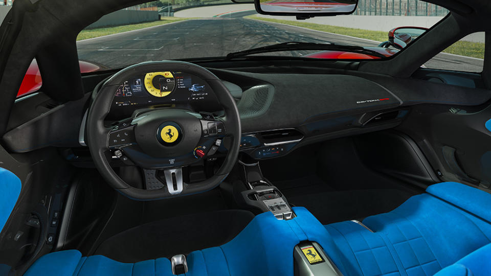 Inside the Daytona SP3 - Credit: Ferrari