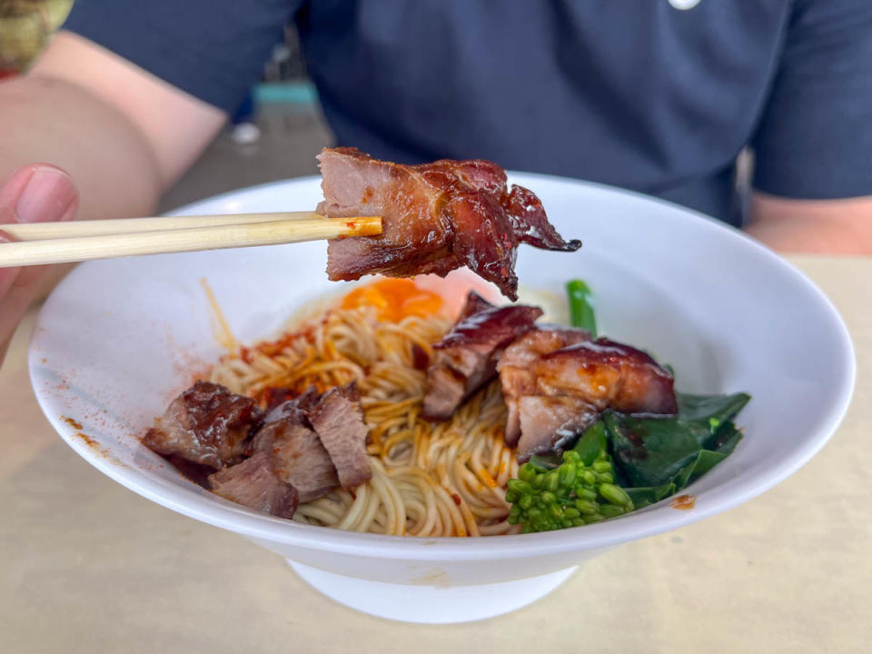 Lye Bo Toss Noodle - Char Siew