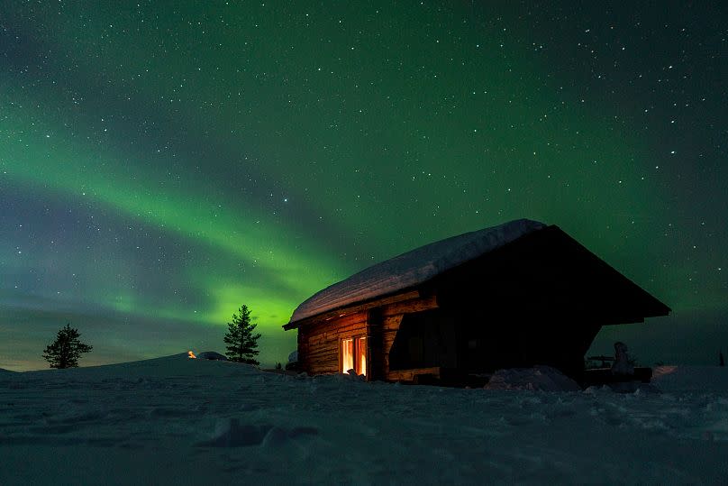You could catch a glimpse of the stunning Northern Lights if you choose to ski in Scandinavia
