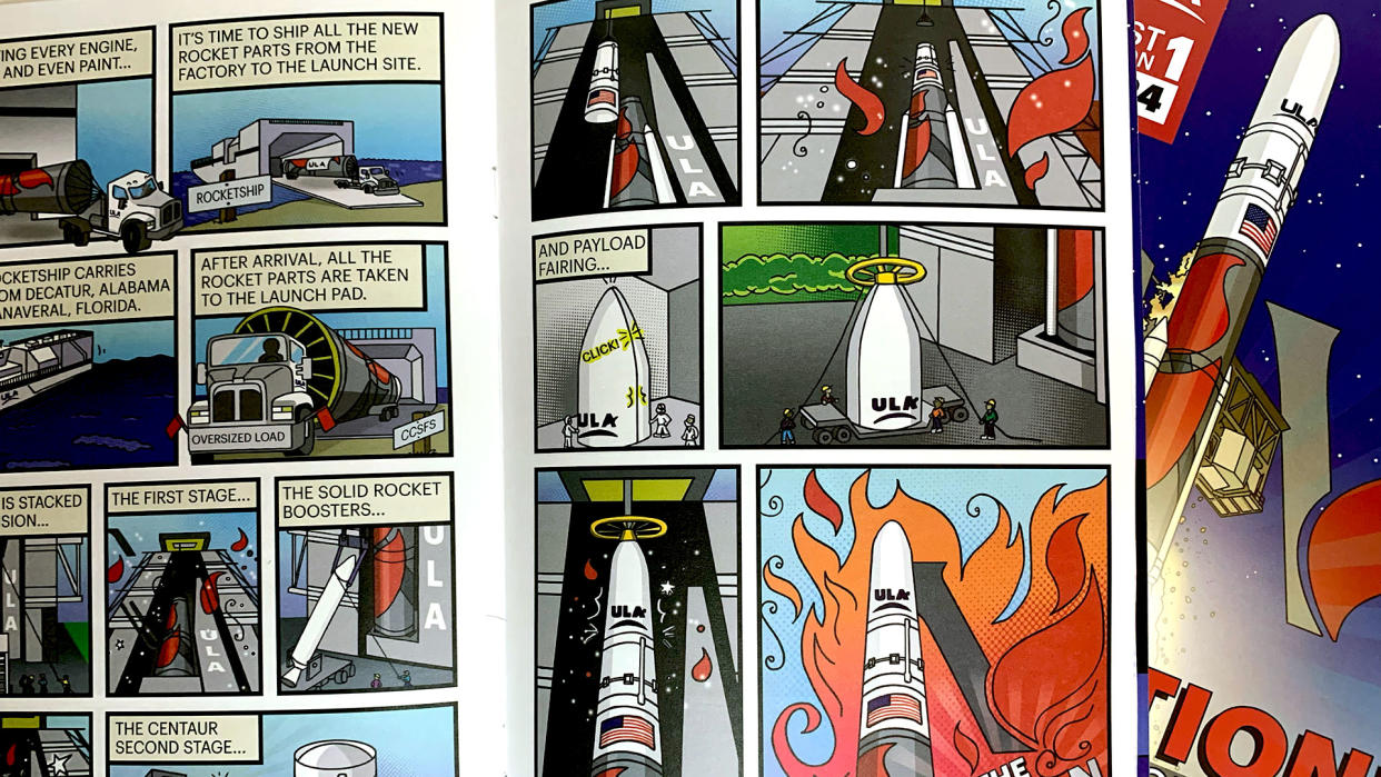  United Launch Alliance (ULA) has chronicled the origin story for its heavy-lift rocket, Vulcan-Centaur, in a comic book. 