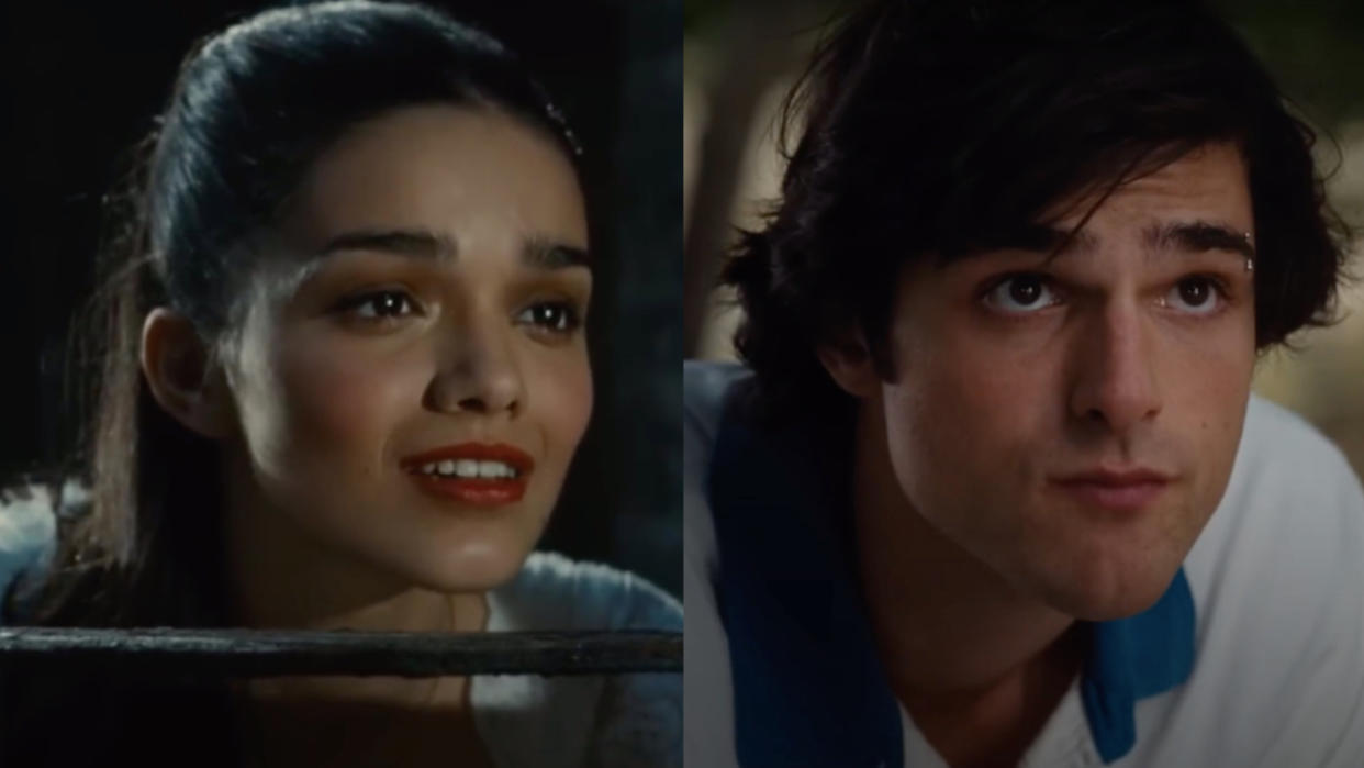  Rachel Zegler in West Side Story (2021)/Jacob Elordi in Saltburn (side by side). 