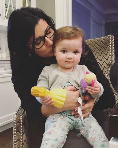 <p>Denise Jonas/Instagram</p> Denise Jonas with her granddaughter