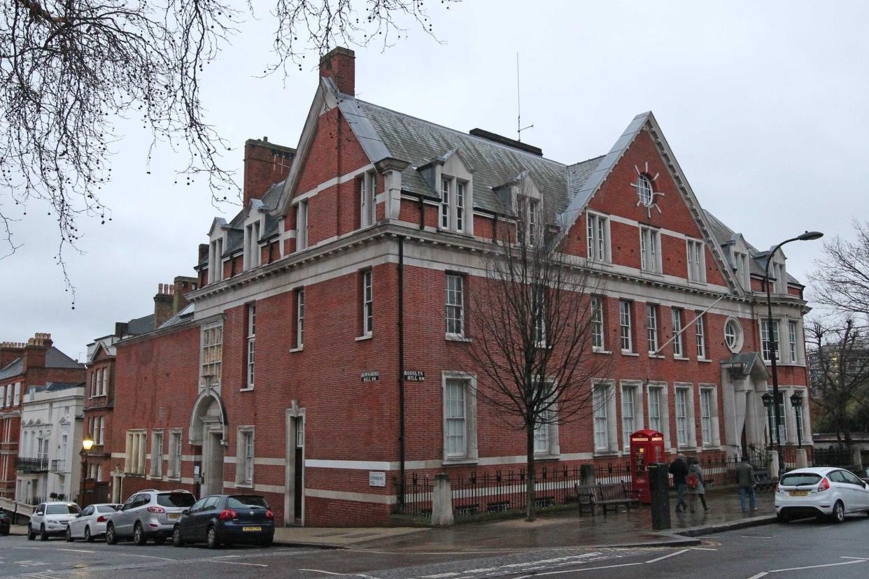 Bought for £14m: the former Hampstead police station was purchased by the Department for Education as a home for Abacus Belsize primary: Nigel Howard