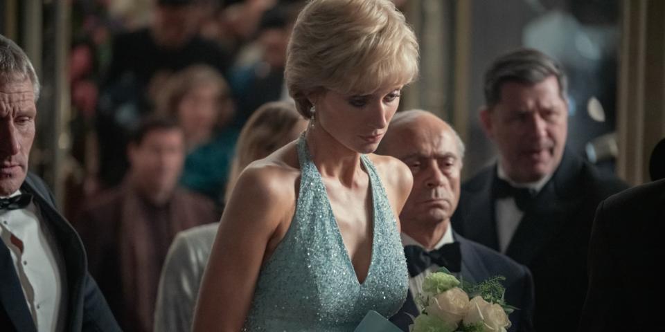Elizabeth Debicki incarne Diana dans la 5ème saison de The Crown qui sortira le 9 novembre 2022. - Keith Bernstein - Netflix