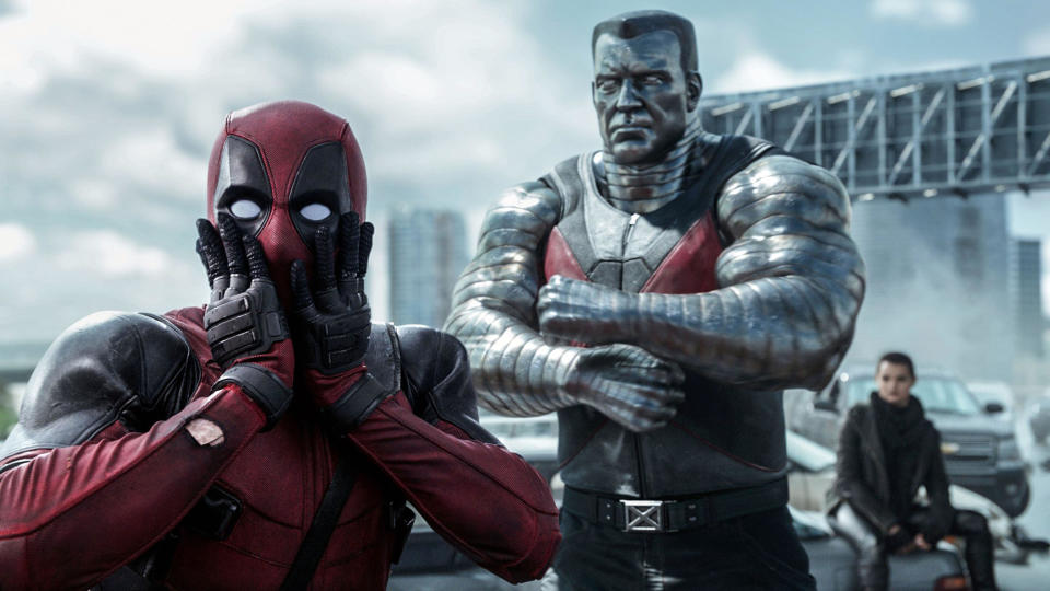 Ryan Reynolds as Deadpool and Stefan Kapicic as Colossus in "Deadpool"