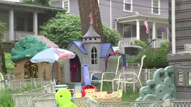 Toys in yard (Photo: WHDH)