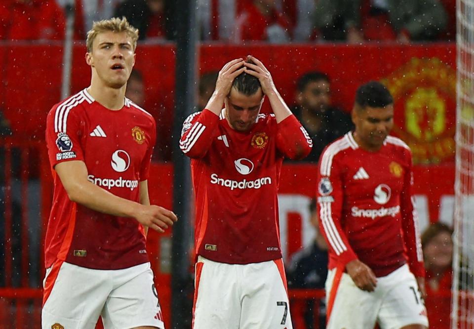 Man United were beaten 3-0 by Spurs (REUTERS)