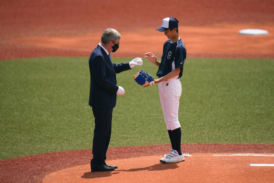 Tokyo Olympics Baseball (Copyright 2021 The Associated Press. All rights reserved)