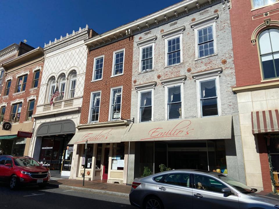 Emilio's in downtown Staunton, which closed earlier this week after 27 years in business. Upstairs, the Pompei Lounge, also closed.