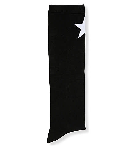 Givenchy Black Star Socks