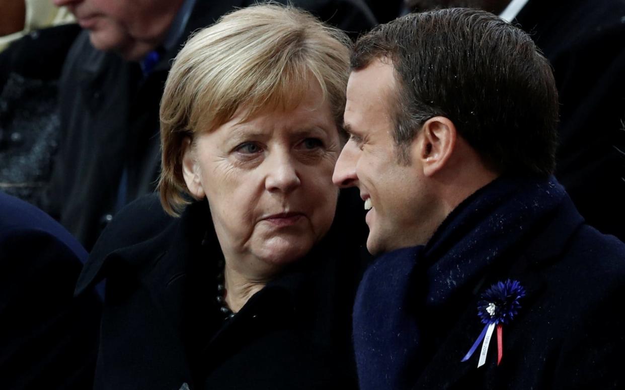 Angela Merkel and Emmanuel Macron are promoting European unity - REUTERS