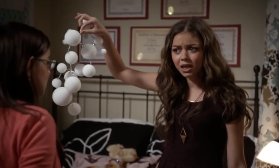 Sarah Hyland as Haley in Modern Family