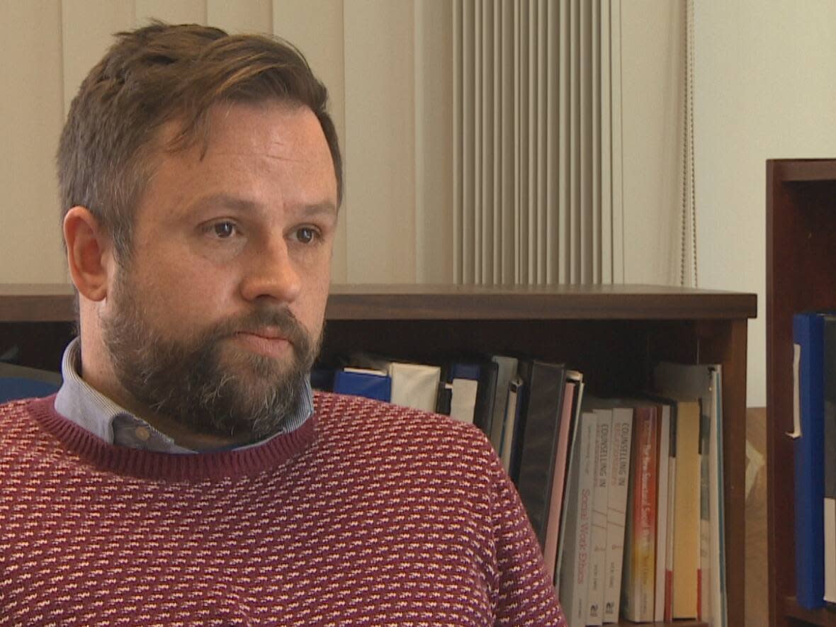 Alec Stratford, the executive director the Nova Scotia College of Social Workers, said child and family services is in crisis due to staff shortages and burnout.  (Dave Laughlin/CBC - image credit)