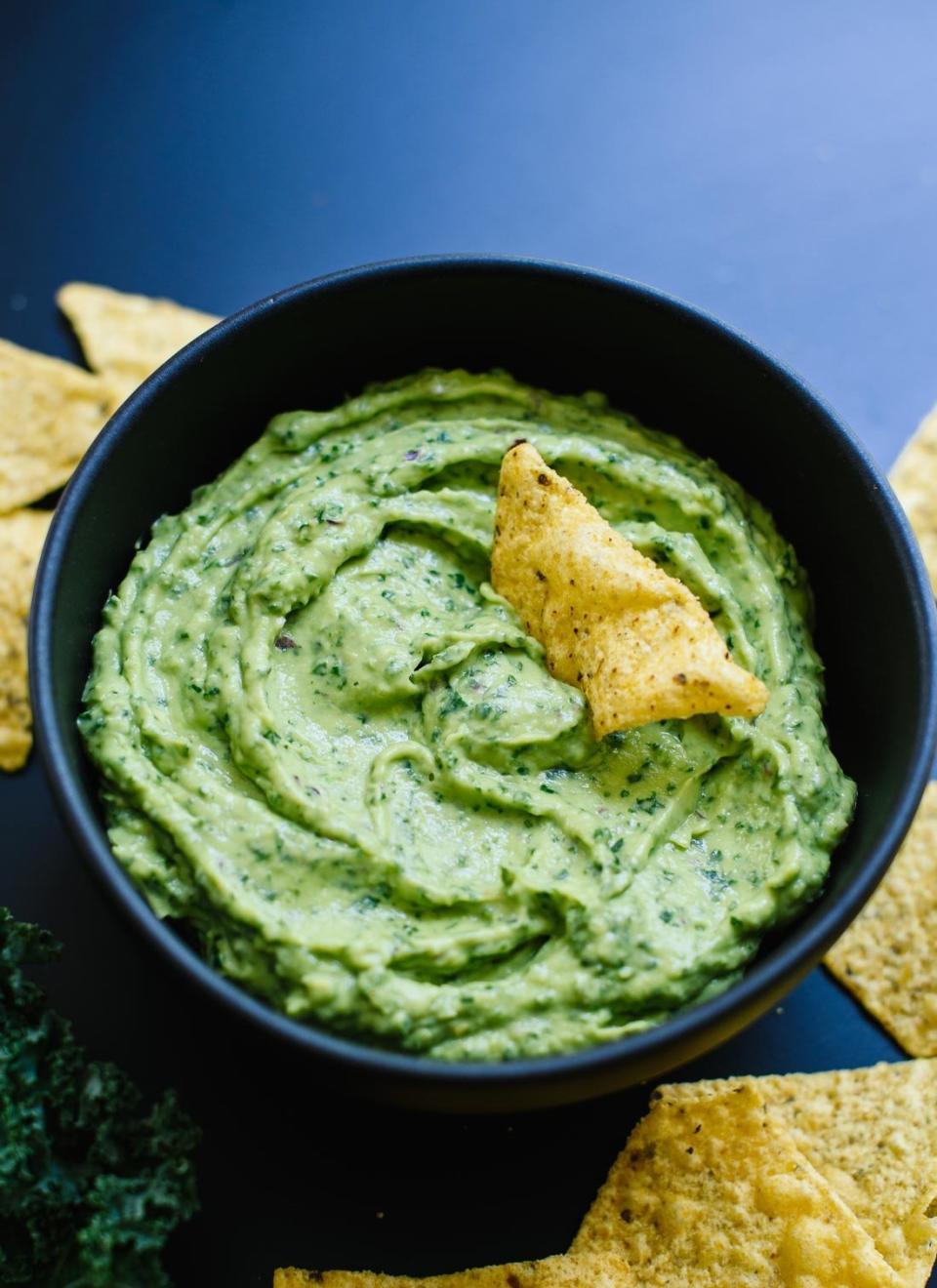 <strong>Get the <a href="http://cookieandkate.com/2016/kale-guacamole-recipe/" target="_blank">Kale Guacamole recipe</a>&nbsp;from Cookie + Kate</strong>