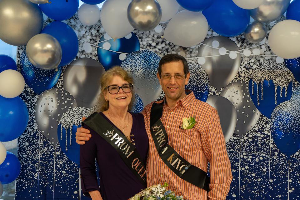 Diane Johns and Paul McGinnis were crowned as queen and king of the second annual Polar Promenade at Wallenpaupack on Jan. 27, 2024.