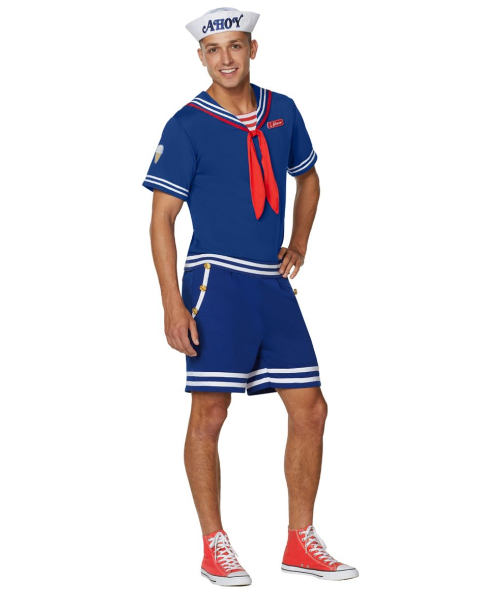 Adult Steve Scoops Ahoy Costume. Image via Spirit Halloween.