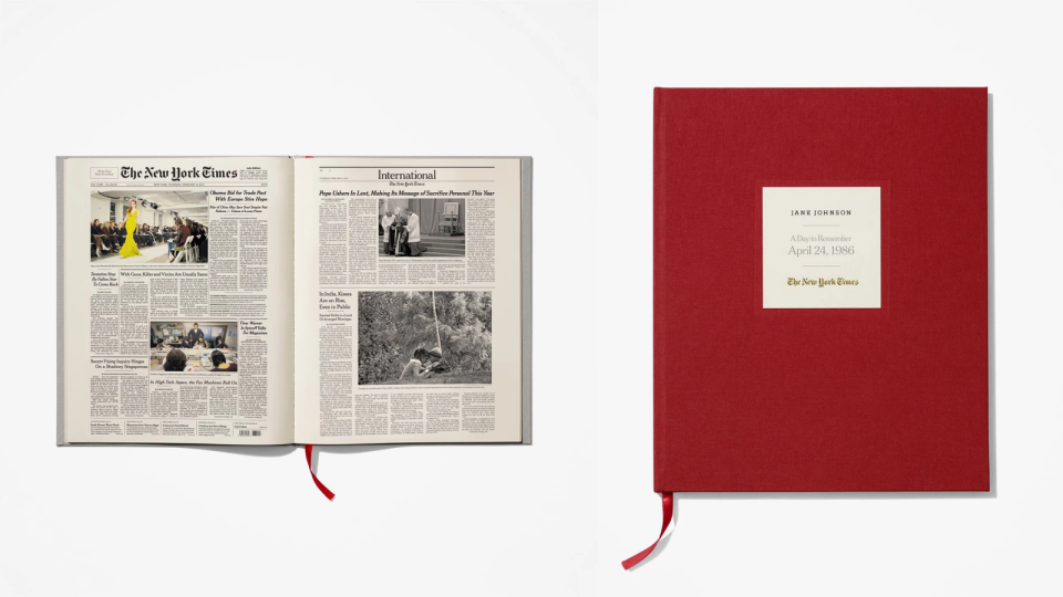 Best personalized gifts: The New York Times Custom Birthday Book