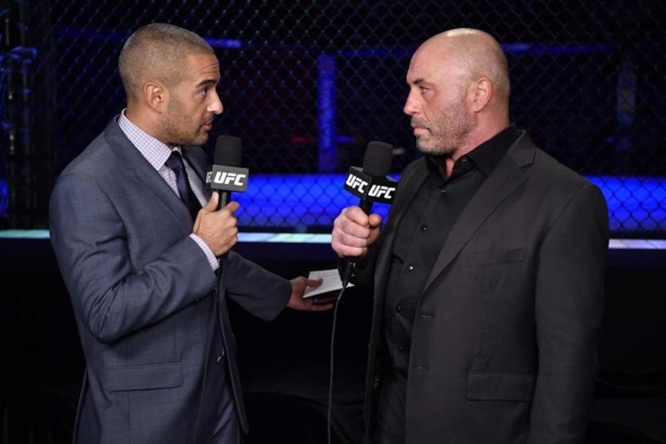 Jon Anik and Joe Rogan