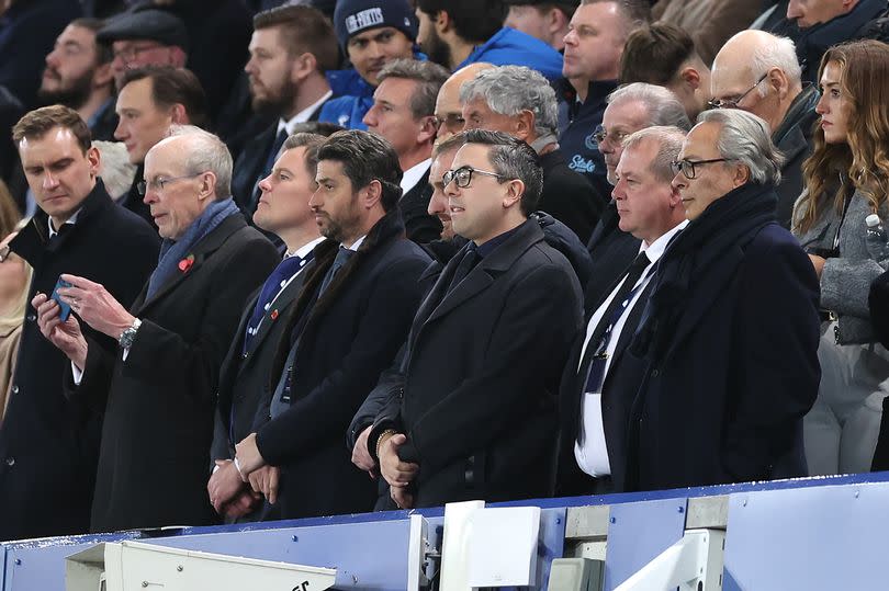 777 Partners bosses joined Everton owner Farhad Moshiri in the Goodison Park stands for the Carabao Cup clash with Burnley in November. Nearly six months on, their takeover of the club is still yet to be completed