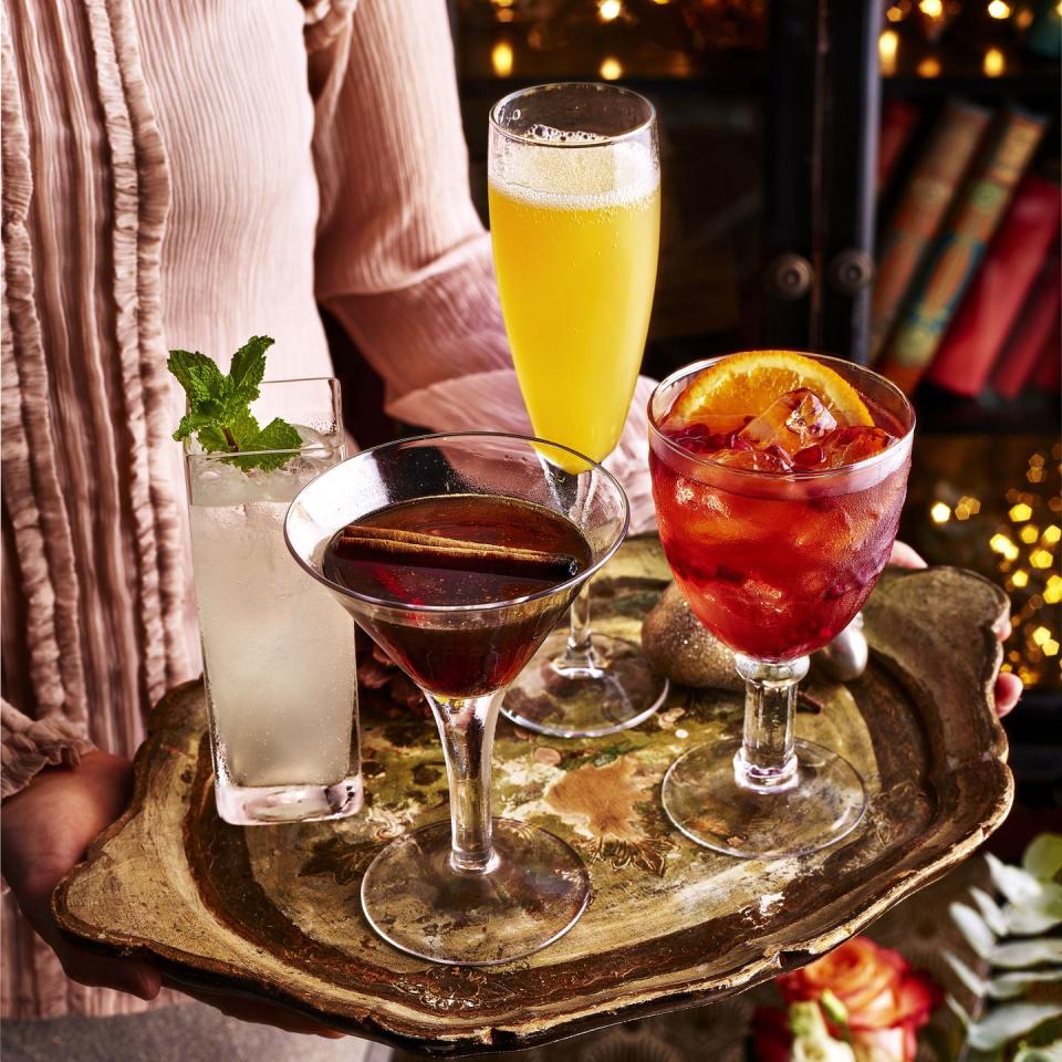 <p>This is a winter take of the classic summer drink.</p><p><strong>Recipe: <a href="https://www.goodhousekeeping.com/uk/food/recipes/a30147331/winter-sangria/" rel="nofollow noopener" target="_blank" data-ylk="slk:Winter sangria;elm:context_link;itc:0;sec:content-canvas" class="link ">Winter sangria </a></strong></p>