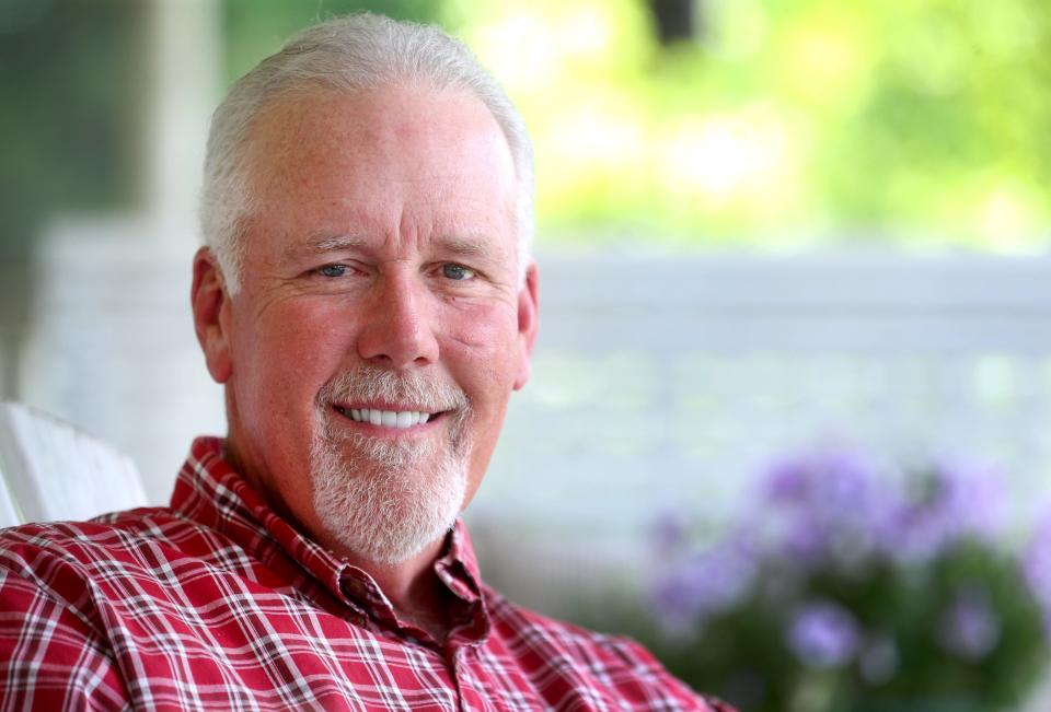 Joe Carr at his Lascassas home on Thursday, May 20, 2021. Carr will be running for Rutherford County Mayor in the next election. 