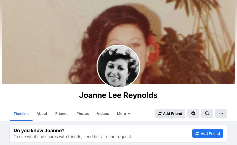 joanne lee reynolds facebook