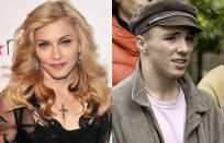 <p>Bold is the person who takes on Madonna — and her and Guy Ritchie’s son fits into the category. He decided that he wanted to live with his English director dad instead and just didn’t come home after a visit. A <a rel="nofollow" href="https://www.yahoo.com/news/guy-ritchie-wins-rocco-custody-battle-against-110410236.html" data-ylk="slk:settlement was reached in court,;elm:context_link;itc:0;sec:content-canvas;outcm:mb_qualified_link;_E:mb_qualified_link;ct:story;" class="link  yahoo-link">settlement was reached in court,</a> and while the terms weren’t made public, Rocco has been working on his British accent ever since. He does see his mom now and then, though, like when he accompanied her to Malawi — with several other siblings — last year. (Photos: Getty Images) </p>