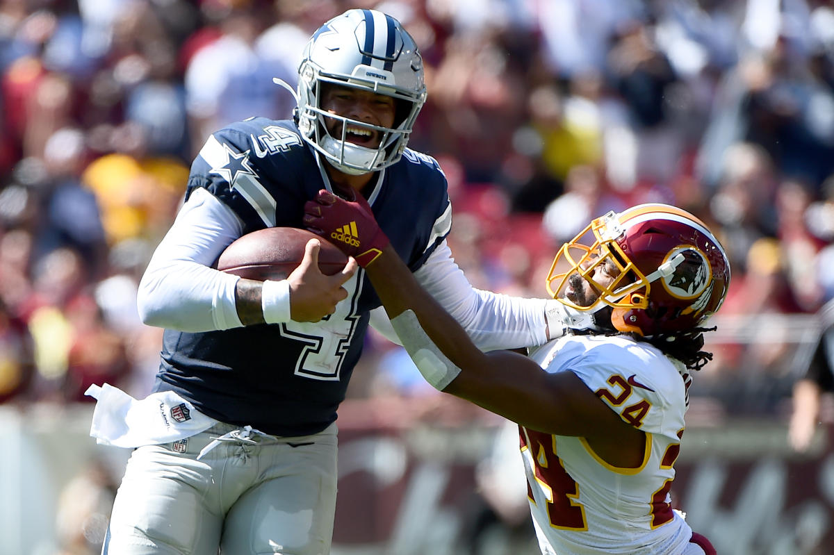 Dak Prescott's 2 TD Day!, Redskins vs. Cowboys