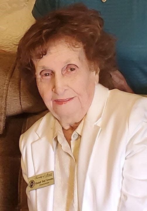 Monroe Township Councilwoman Elizabeth "Betty" Schneider died on April 2 at age 88.