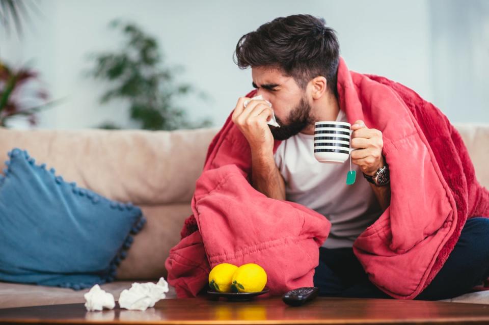 Winter is the most likely season to catch a cold but health professionals have received anecdotal reports of illnesses lasting for longer than usual (Getty)