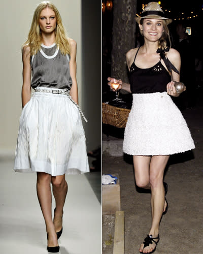 Make Your White Skirt a Full Skirt