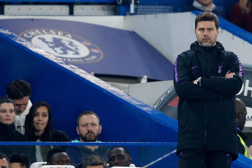 Incoming: Mauricio Pochettino is expected to be named Chelsea’ new manager (AFP via Getty Images)