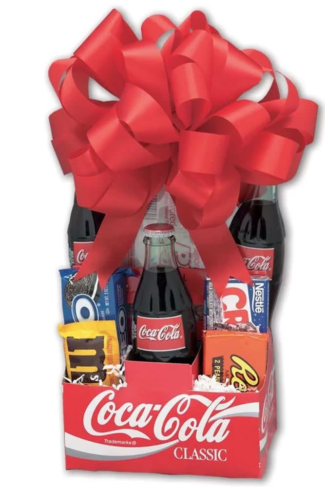 Candy and Coke Gift Basket