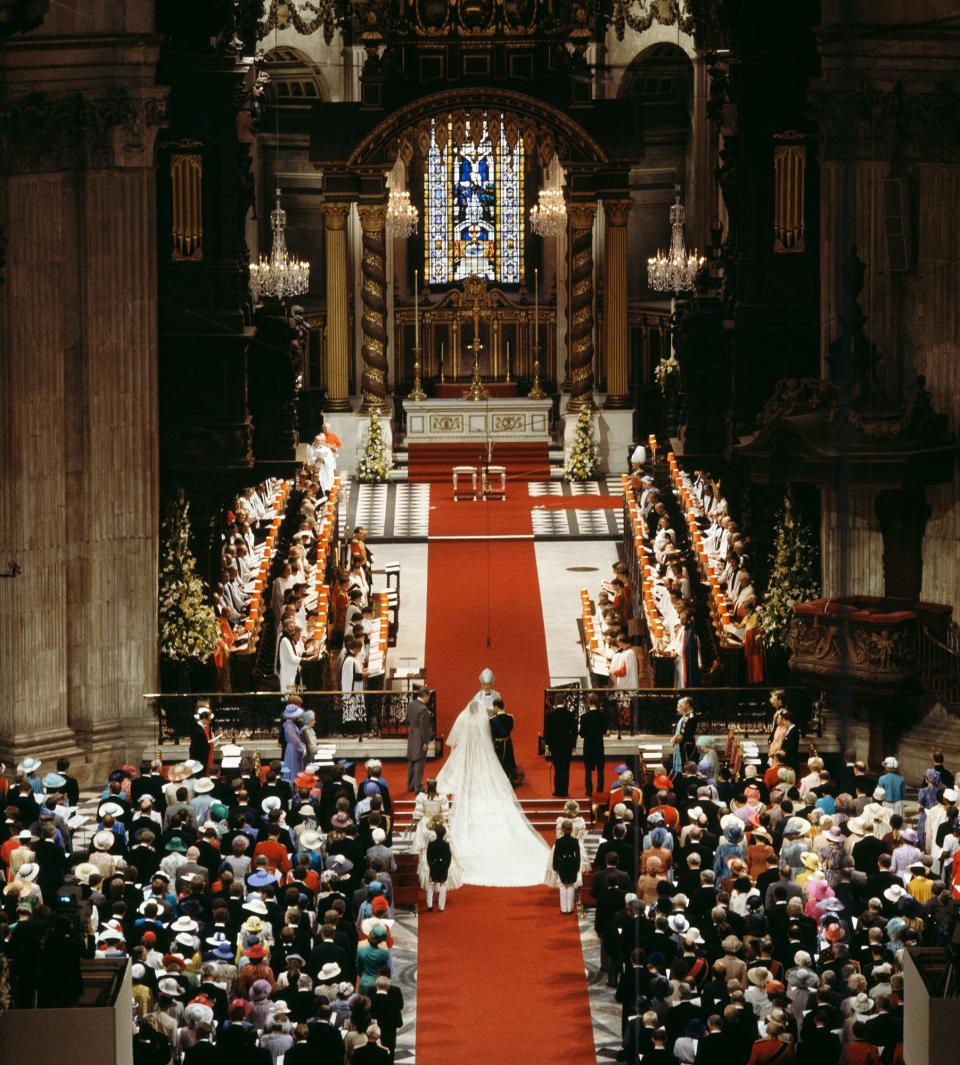 A look back at Charles and Diana’s royal fairy-tale nuptials—including the secret registry, security precautions, and staggering price tag.