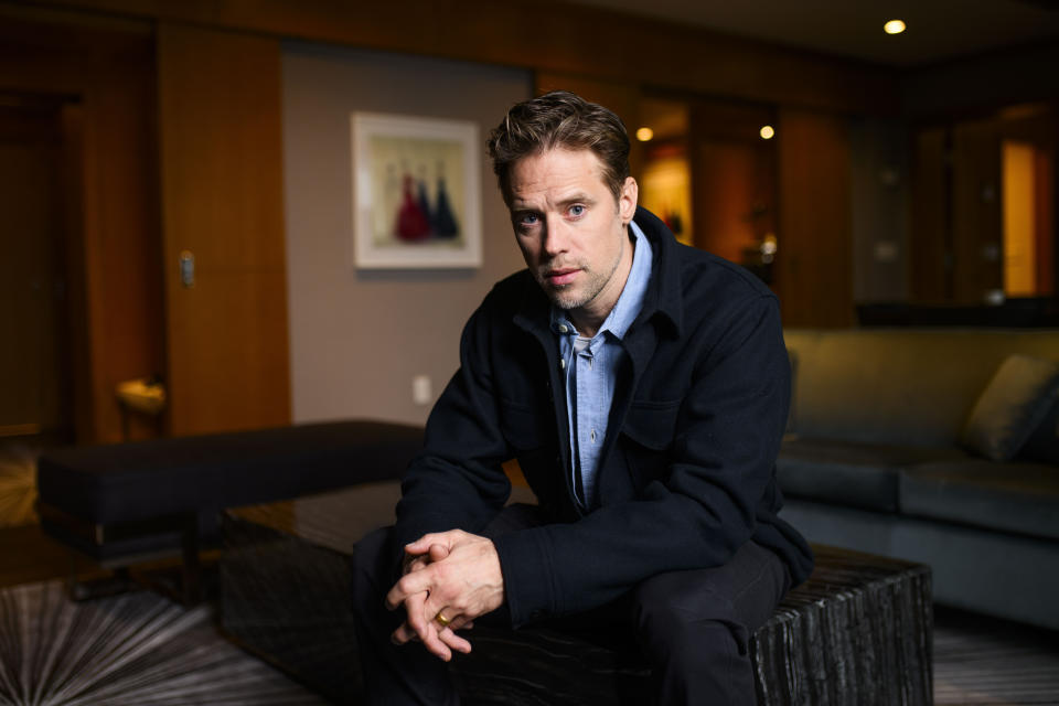 Shaun Sipos poses for a portrait to promote the television series "Reacher" on Tuesday, Dec. 12, 2023, in Toronto. (Photo by Arthur Mola/Invision/AP)