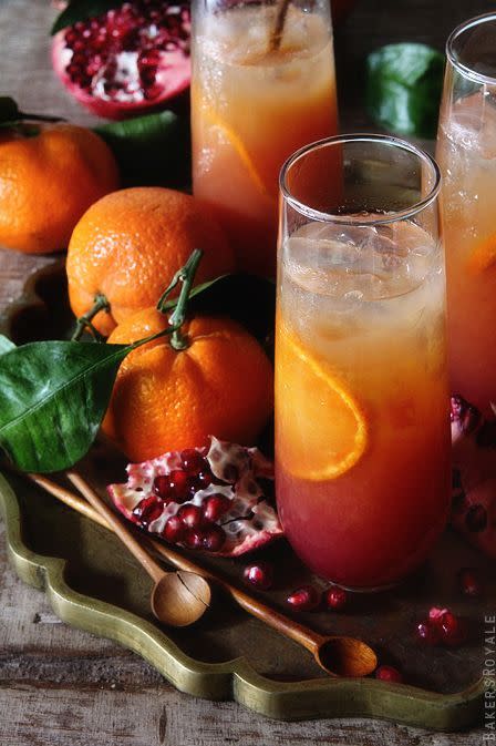 Satsuma and Pomegranate Campari