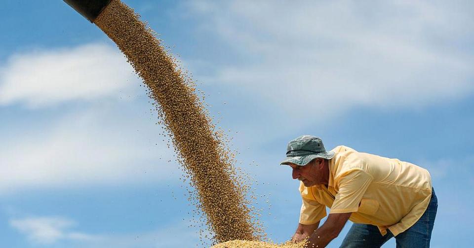 China has a huge appetite for American soybeans. Now it wants to leverage it in the trade dispute with President Trump. (Yasuyoshi Chiba | AFP | Getty Images)