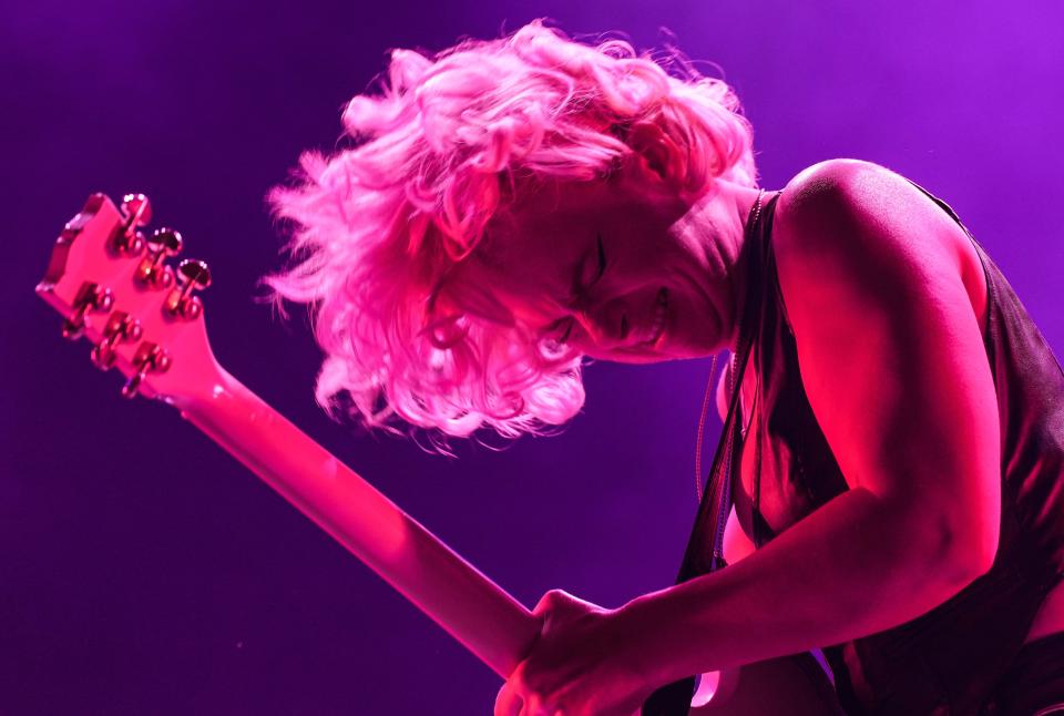 Samantha Fish performs during the ALL IN Music and Arts Festival on Saturday, Sept. 3, 2022, at the Indiana State Fairgrounds l in Indianapolis. 