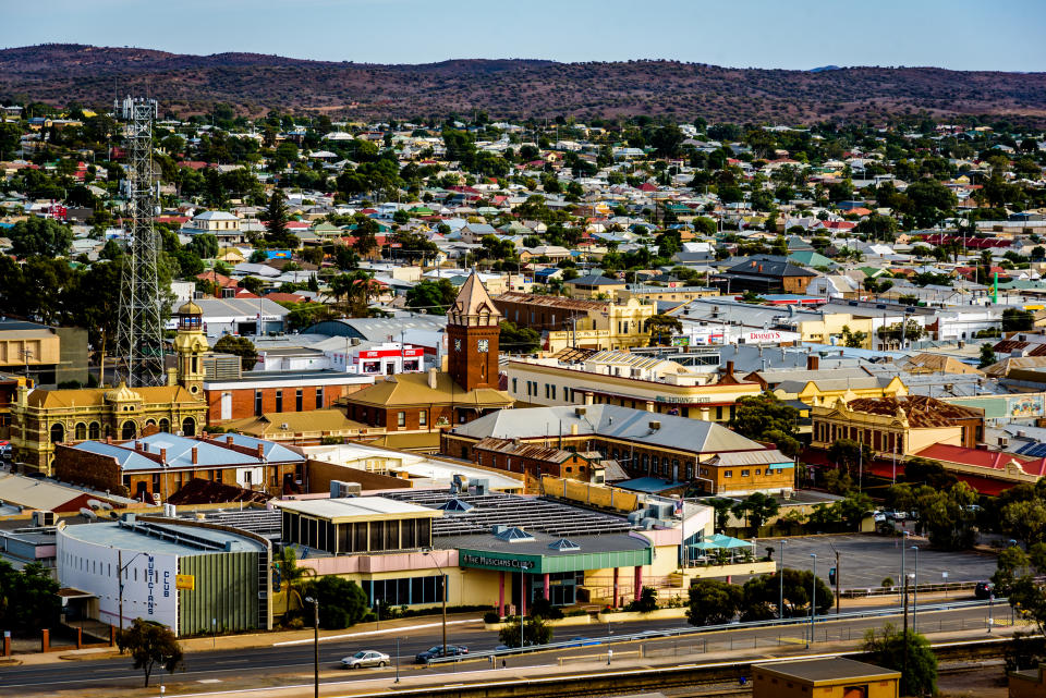 The remote town of Broken Hill in northwest NSW has one of the cheapest property markets in Australia. Source: Getty