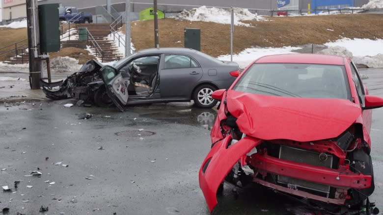 Collision at busy St. John's intersection sends 2 to hospital