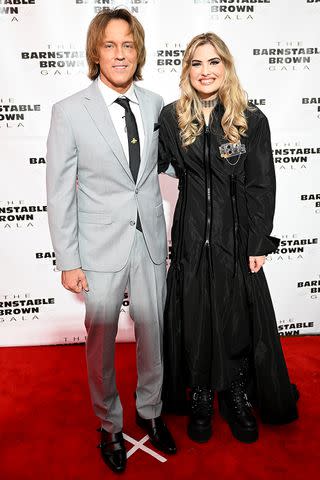 <p>Stephen J. Cohen/Getty </p> Larry Birkhead and Dannielynn Birkhead at the 2024 Barnstable Brown Gala