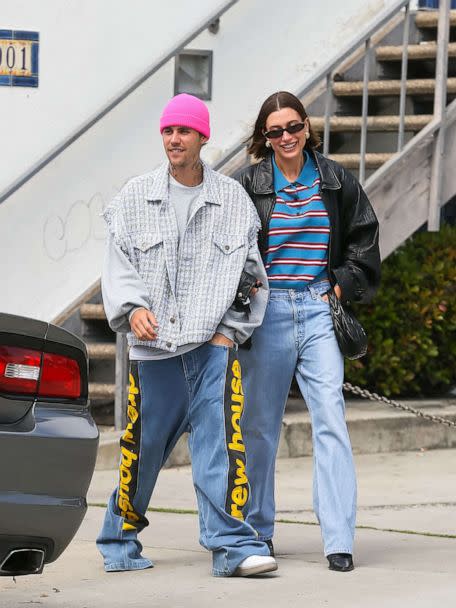 PHOTO: Justin Bieber and Hailey Bieber are seen on March 13, 2023 in Los Angeles. (Thecelebrityfinder/bauer-griffin/Getty Images)