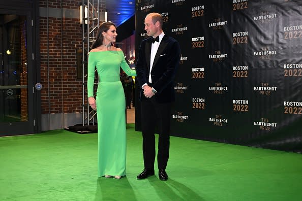 <div class="inline-image__caption"><p>Catherine, Princess of Wales and Prince William, Prince of Wales attend The Earthshot Prize 2022 at MGM Music Hall at Fenway on December 02, 2022 in Boston, Massachusetts.</p></div> <div class="inline-image__credit">Samir Hussein/WireImage</div>