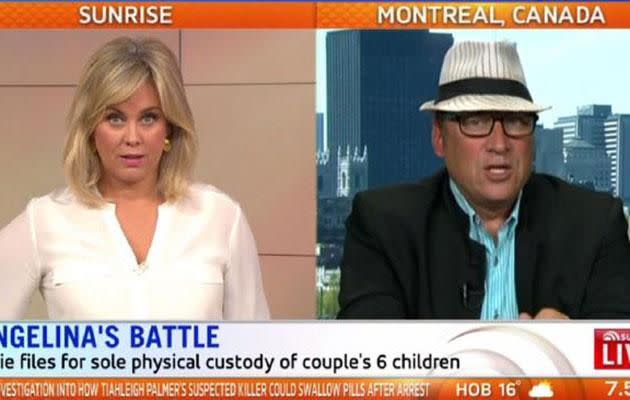 Ian Halperin was interviewed by Sam Armytage.