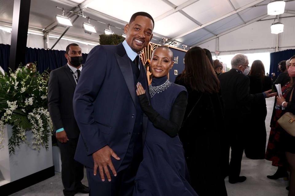 <p>Emma McIntyre/Getty</p> Will Smith and Jada Pinkett Smith in 2022