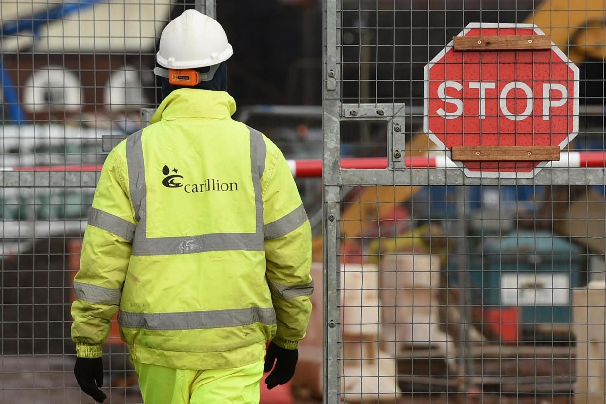 Construction firm Carillion went into liquidation in January 2018: PA