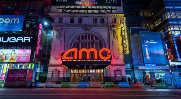 The AMC Empire 25 Cinemas in Times Square in New York