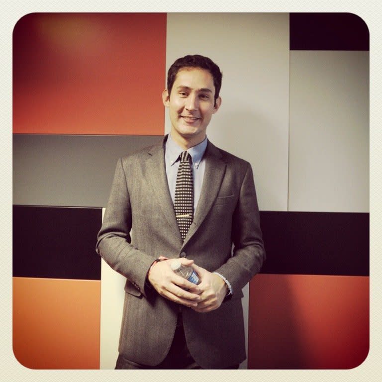 Kevin Systrom, co-founder of Instagram, is pictured in a photo processed with Instagram on December 4. He told a Paris conference last week that the move was part of a shift by the photo app to direct more users to the Instagram site